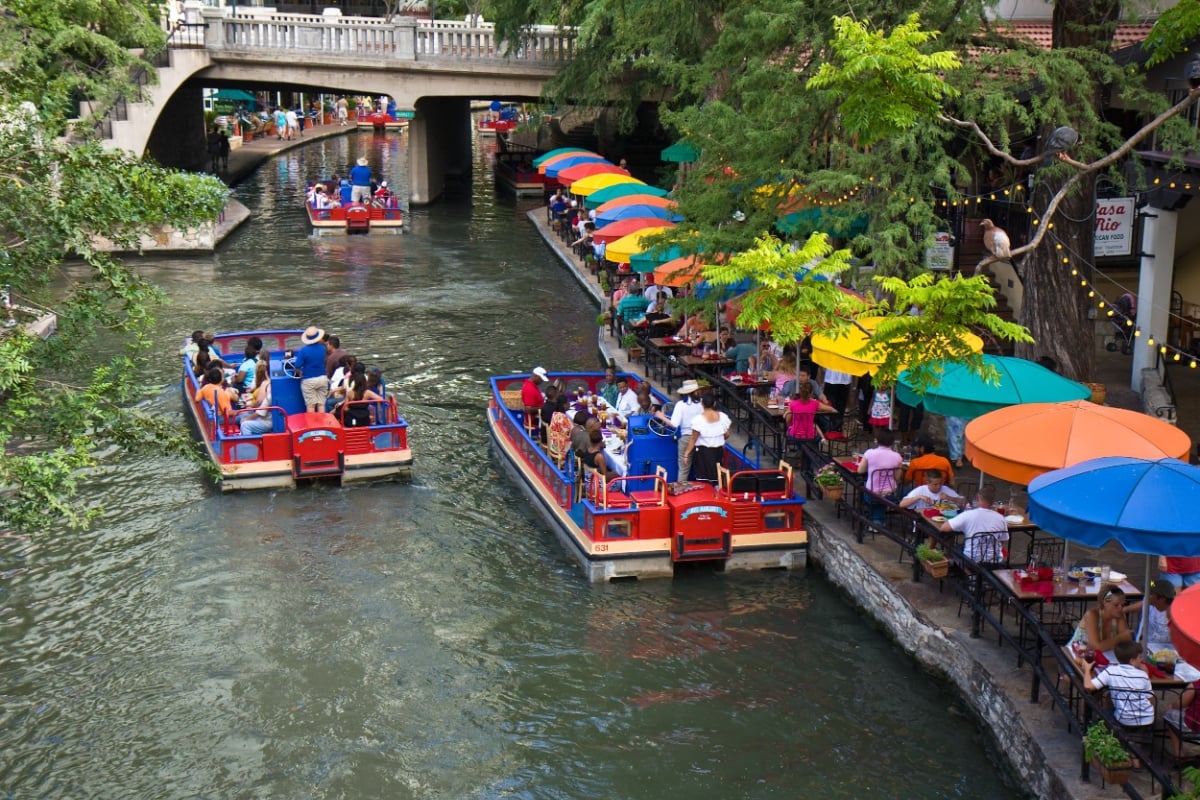 San Antonio Texas in the summertime